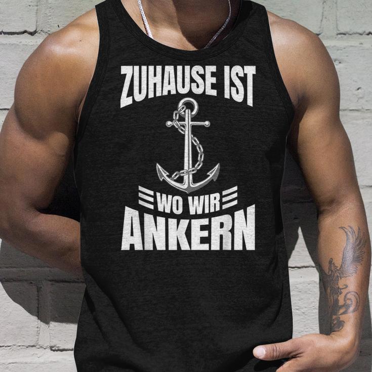 Sailing For Sailors Sailing Ship Skipper Boat Sailor Tank Top Geschenke für Ihn