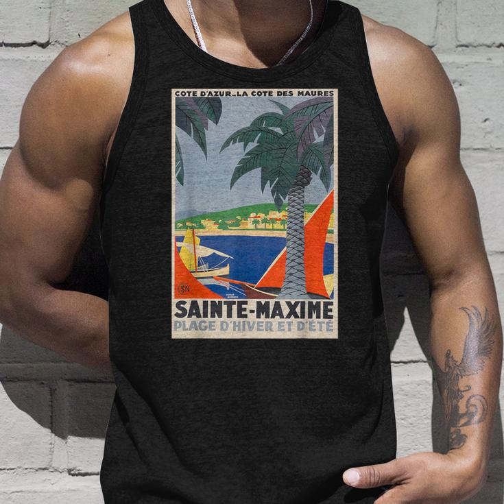 Sainte Maxime France Travel Tank Top Geschenke für Ihn