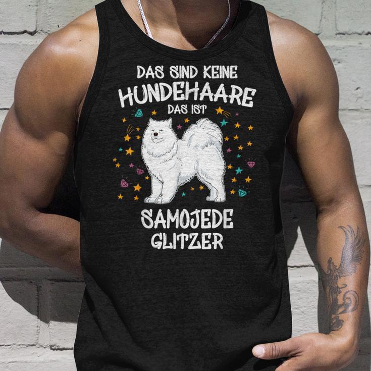 Samoje Glitter Dog Holder Dog Fun Tank Top Geschenke für Ihn