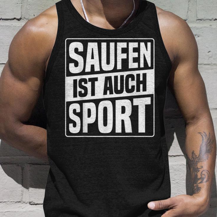 Saufen Ist Auch Sport Tank Top Geschenke für Ihn