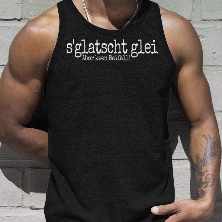 Saxony Sächsisch Ossi Es Klatscht Glei Tank Top Geschenke für Ihn