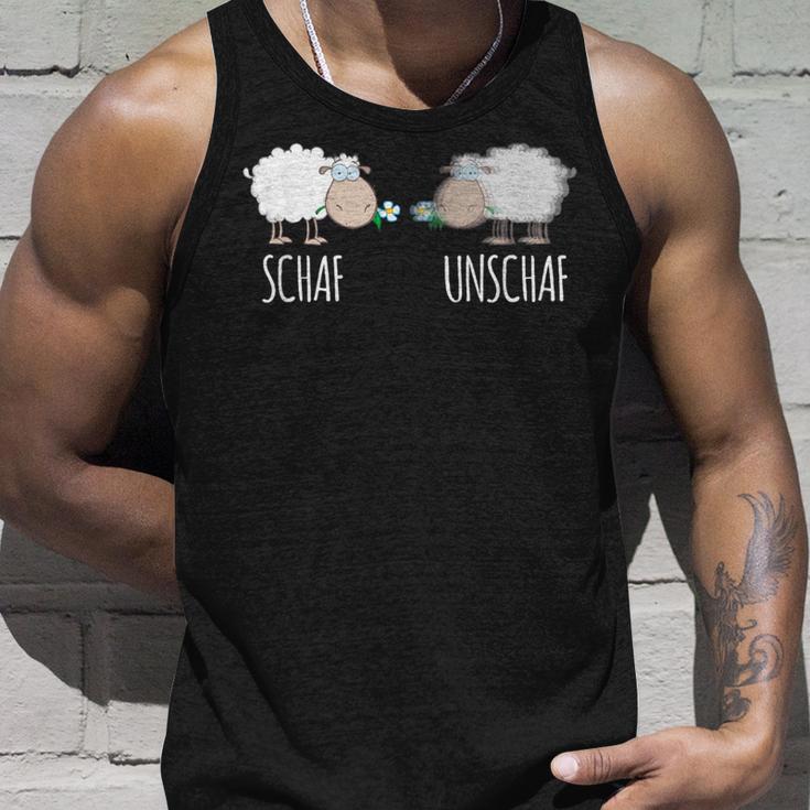 Schaf Unschaf Tank Top Geschenke für Ihn