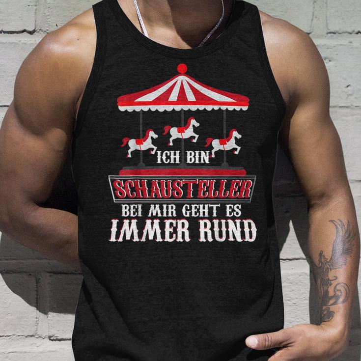 Schausteller Kirmesolksfest Bei Mir Geht Es Immer Rund Tank Top Geschenke für Ihn