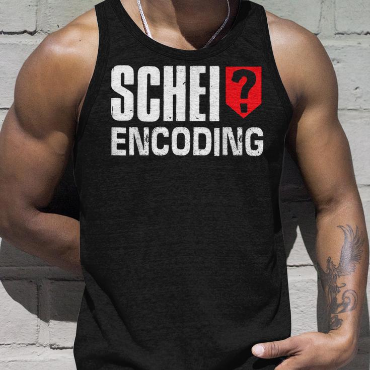 Schei Encoding Christmas Itler Nerd Tank Top Geschenke für Ihn