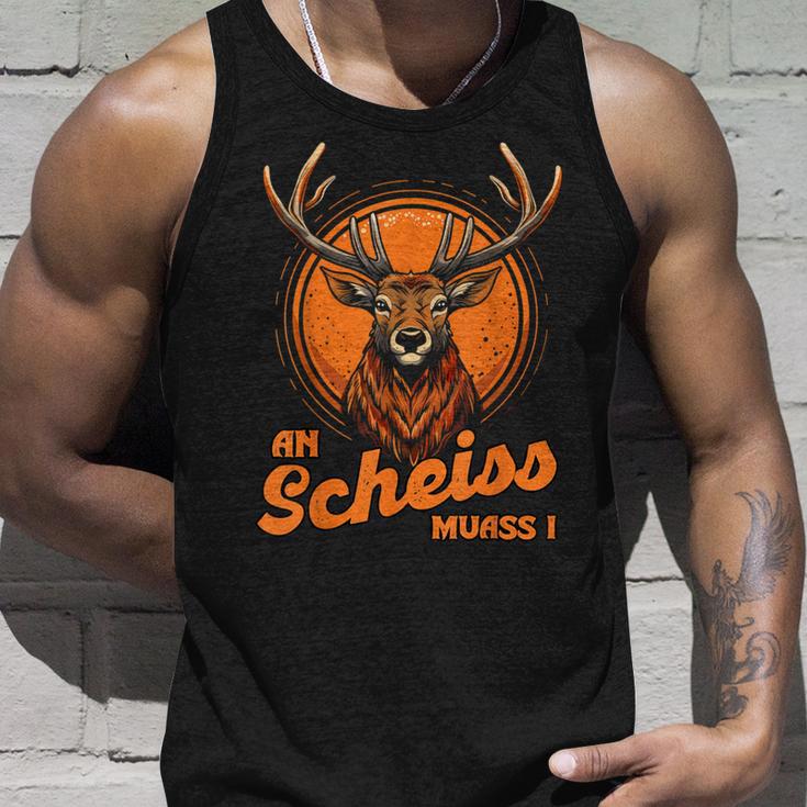 An Scheiss Muass I Deer Suit Costume Oktoberfest Tank Top Geschenke für Ihn