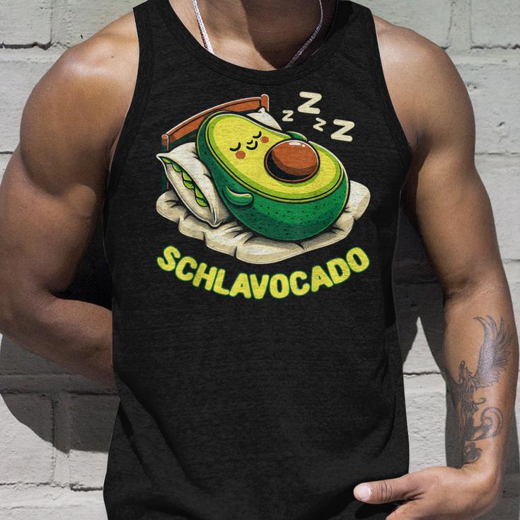 Schlavocado Avocado Pyjamas Nightdress Pyjamas Sleep Tank Top Geschenke für Ihn