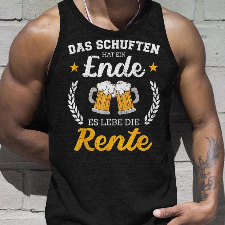 Schuften Hat Eine Ende Es Lebe Rente Für Rentner Ruhestand Tank Top Geschenke für Ihn