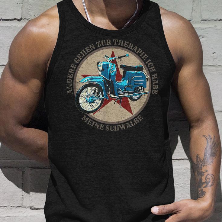 Schwalbenfahrer Schwalbe Gdr Moped Tank Top Geschenke für Ihn