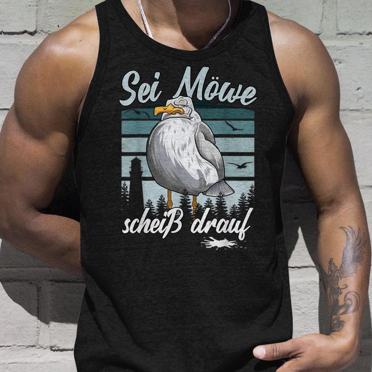 Sei Möwe Scheid Drauf North German Seagulls Tank Top Geschenke für Ihn