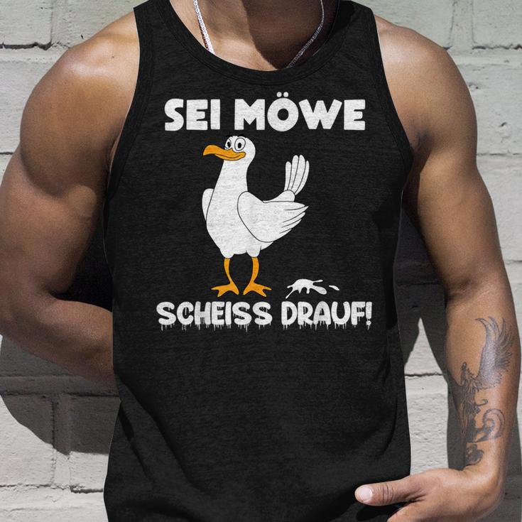 Sei Möwe Scheiss Drauf Tank Top Geschenke für Ihn