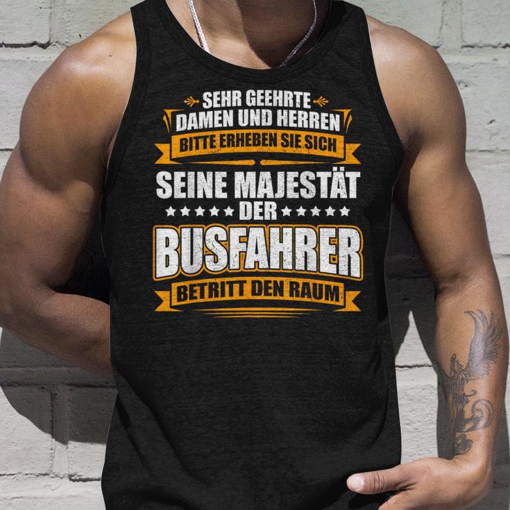 With Seine Majestät Der Busfahrer Cool Print Tank Top Geschenke für Ihn