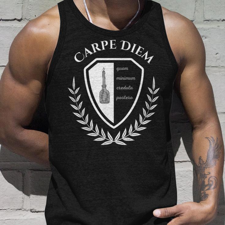 Seize The Day Carpé Diem Klassischer Toter Dichterliebhaber Tank Top Geschenke für Ihn