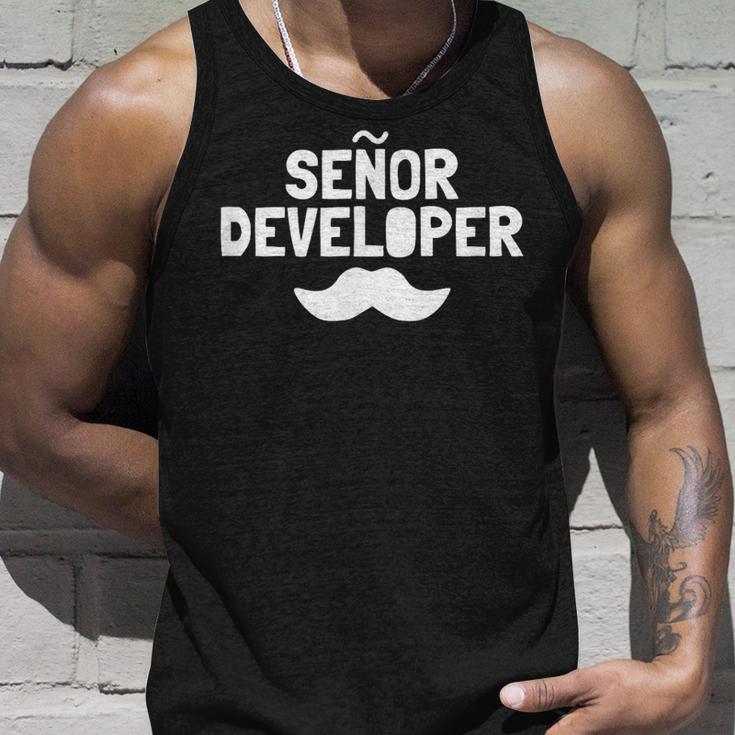 Senor Developer Coder Programmer Nerd Tank Top Geschenke für Ihn