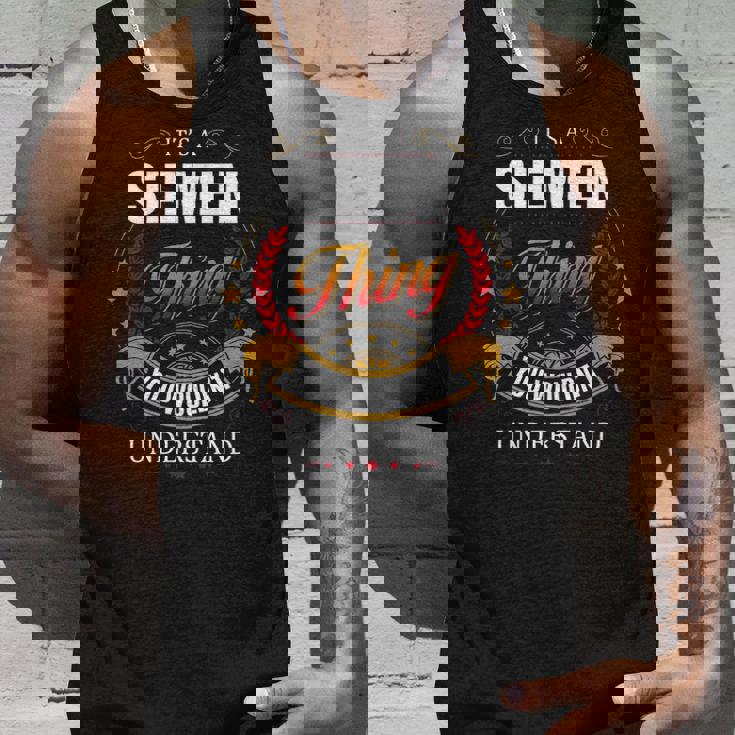 Siemen Family Crest Siemen Siemen Clothing SiemenSiemen T For The Siemen Tank Top Gifts for Him