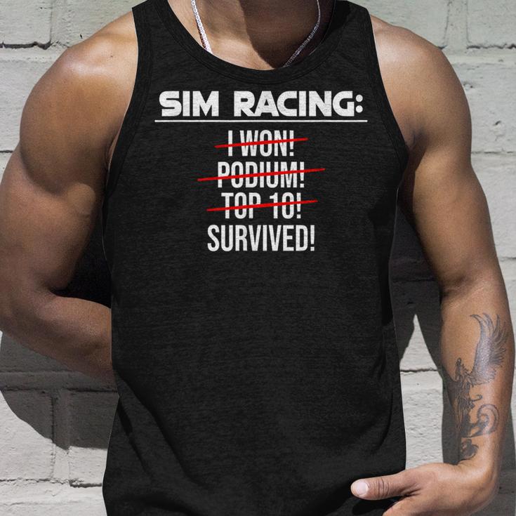 Simracing Gaming Sring Wheel Racing Game Simulator Tank Top Geschenke für Ihn