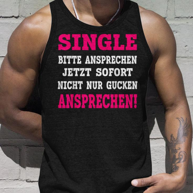 Single Please Atten Tank Top Geschenke für Ihn