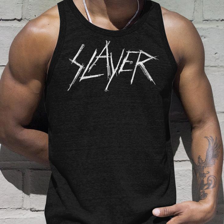 Slayer Scratchy Logo Tank Top Geschenke für Ihn