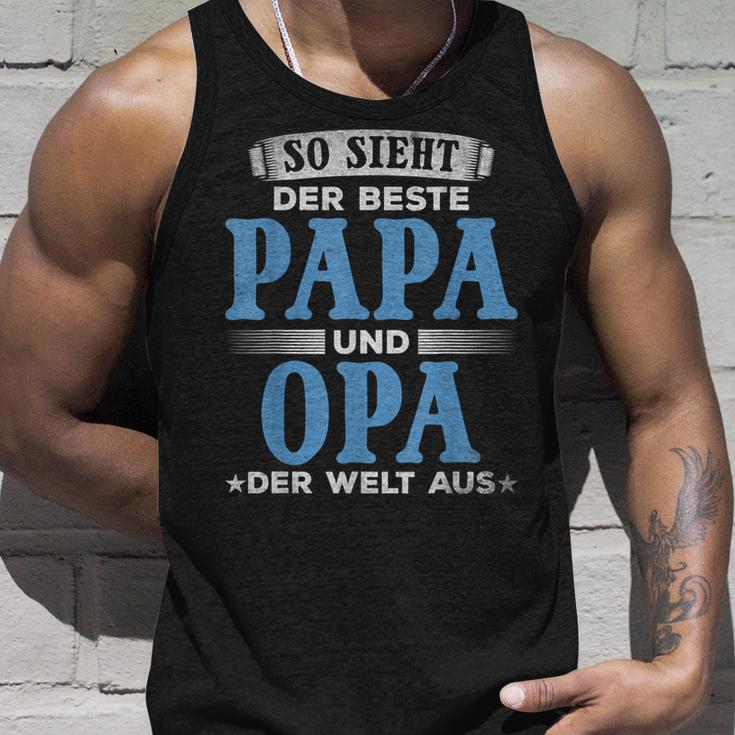 So Ssieht Der Beste Papa Und Opa Der Welt Aus I Grandfather Grandpa Tank Top Geschenke für Ihn