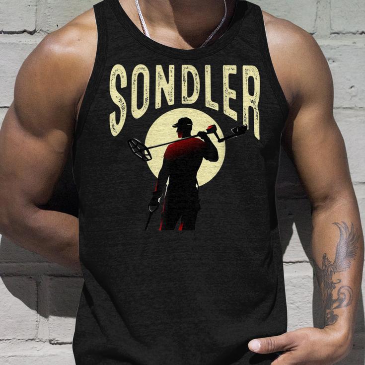 Sondler Aus Passion Sondel Metal Detector Probe Goer Tank Top Geschenke für Ihn