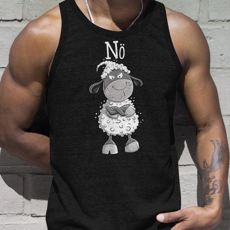 Statement Schaf I Nö Fun I Einfach Nö I Nein I Kein Bock German Tank Top Geschenke für Ihn