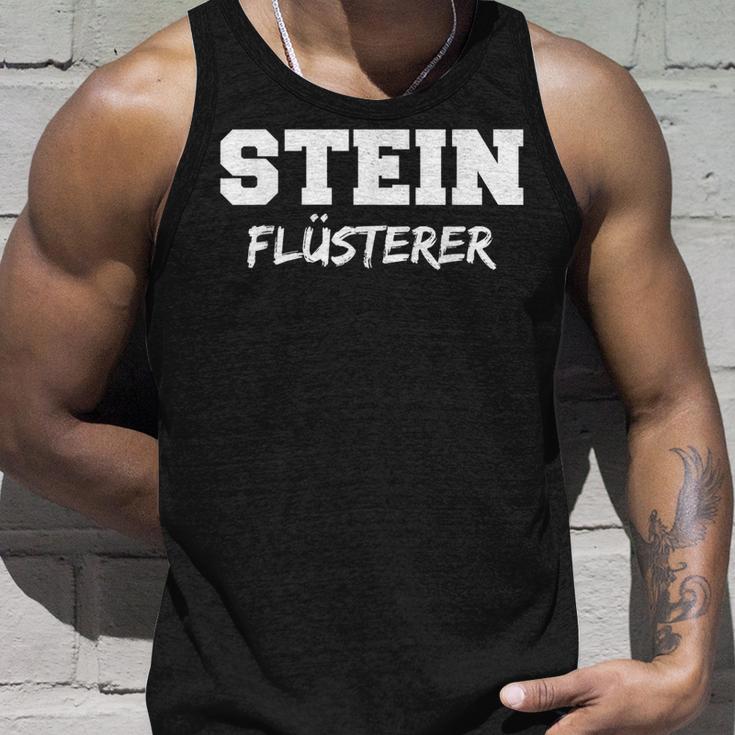 Steinwhisperer Steinmetz Job Stones Tank Top Geschenke für Ihn