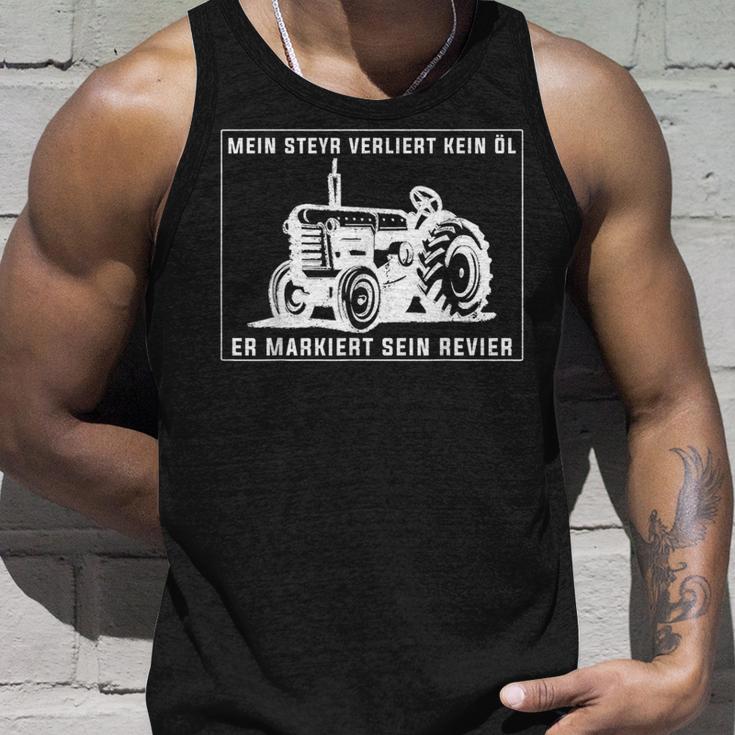 Steyr Oldtimer Traktor Fan Tank Top Geschenke für Ihn