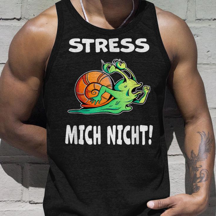 Stress Mich Nicht Schnecke Tank Top Geschenke für Ihn