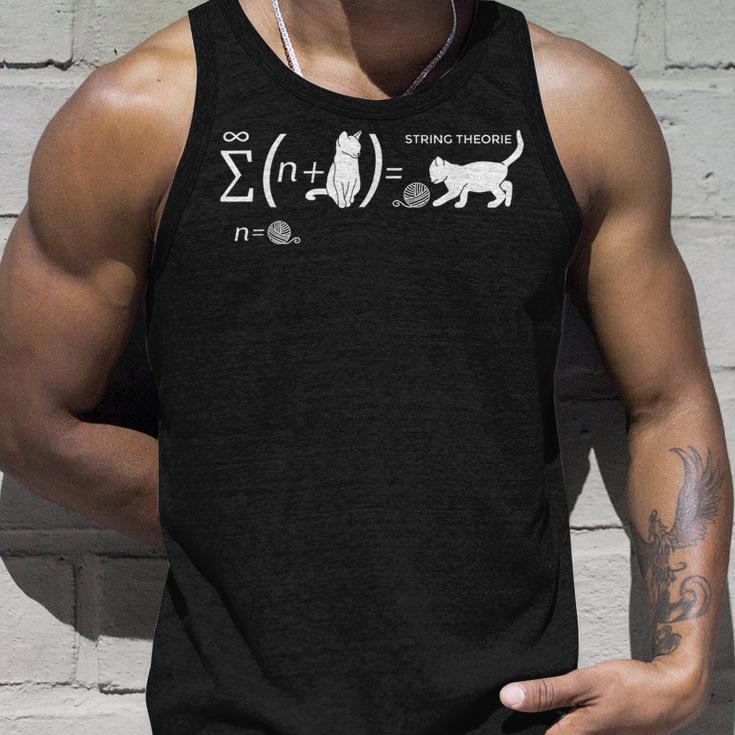 String Theory Schrödingers Katze Physiker Student Tank Top Geschenke für Ihn