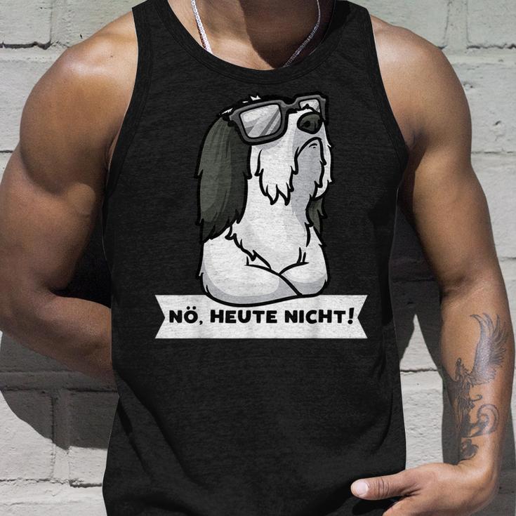 Sturer Bearded Collie Highland Collie Tank Top Geschenke für Ihn