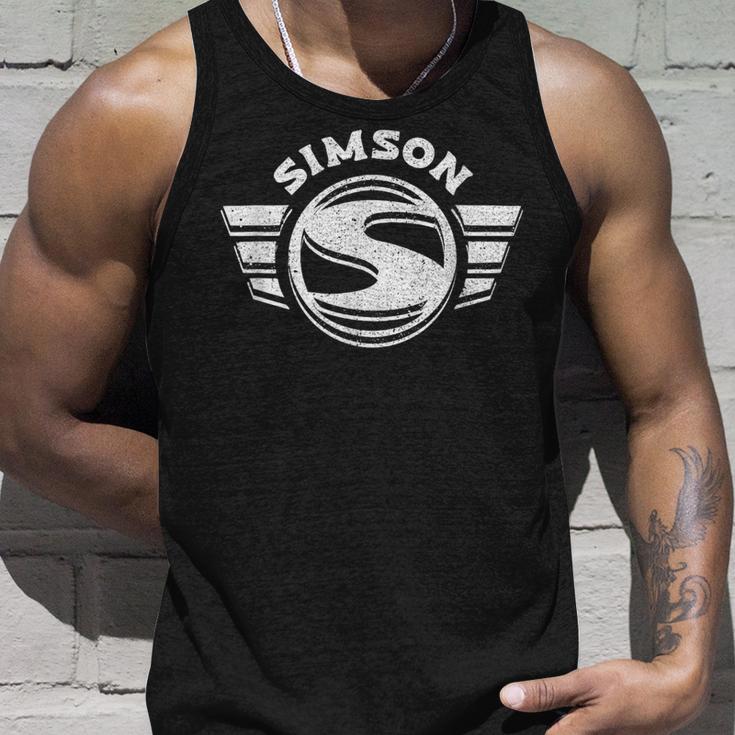 Suhl Simson S50 S51 Schwalbe Star 2-Stroke Motor 2-Stroke Love Tank Top Geschenke für Ihn