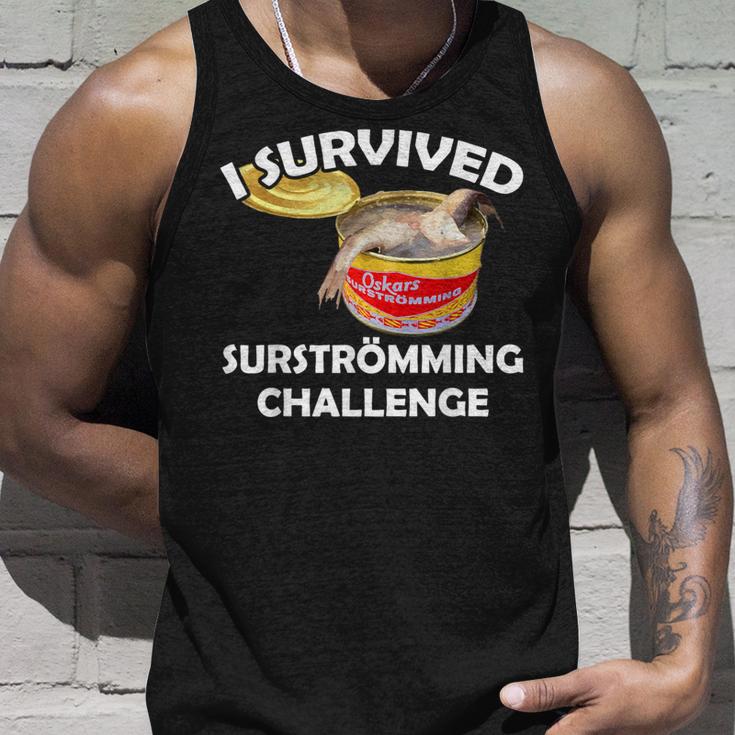 Surströmming I Survived Surströmming Challenge Tank Top Geschenke für Ihn