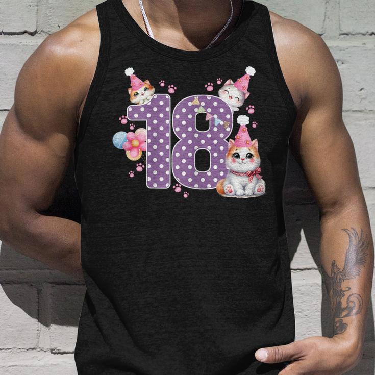 Süßes Katzen-Outfit Zum 18 Geburtstag Geburtstagsparty 18 Jahre Alt Tank Top Geschenke für Ihn