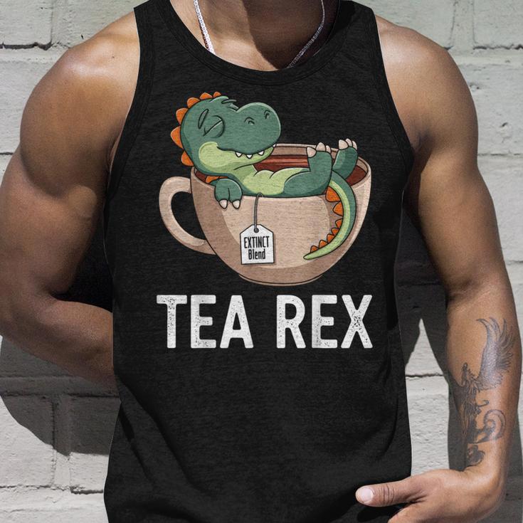 Tea Rex T-Rex Dinosaur Tyrannosaurus Tank Top Geschenke für Ihn