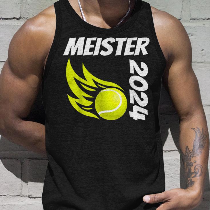 Team Club Tennis Meister 2024 Climber Fan Trainer Tank Top Geschenke für Ihn