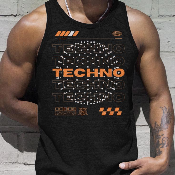 Techno Orb Edm Rave Tank Top Geschenke für Ihn