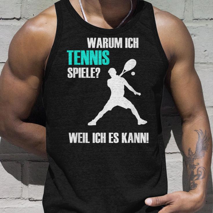 Tennis Slogan Idea For Tennis Players Tank Top Geschenke für Ihn