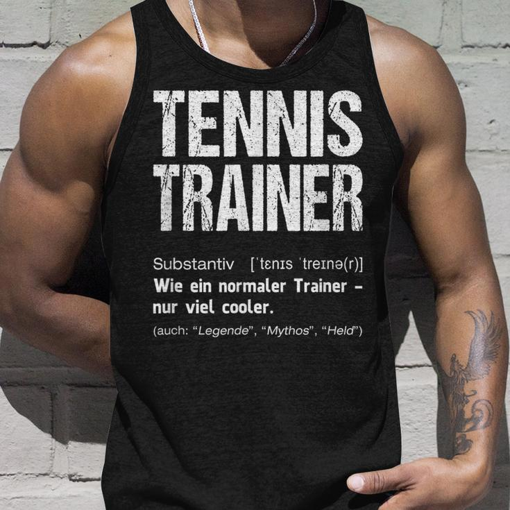 Tennis Trainer Tennis Trainer Tank Top Geschenke für Ihn