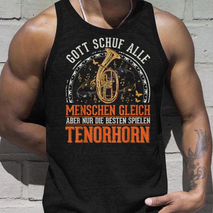 Tenor Horn Gott Tenor Hornist Tank Top Geschenke für Ihn