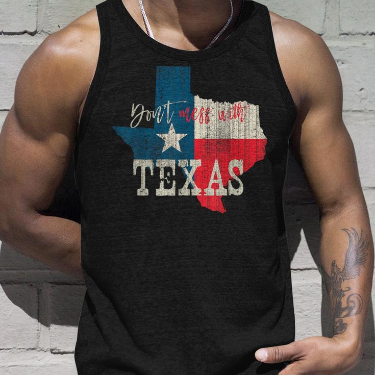 Texas The Lone Star State Leg Dich Nicht Mit Texas An Tank Top Geschenke für Ihn