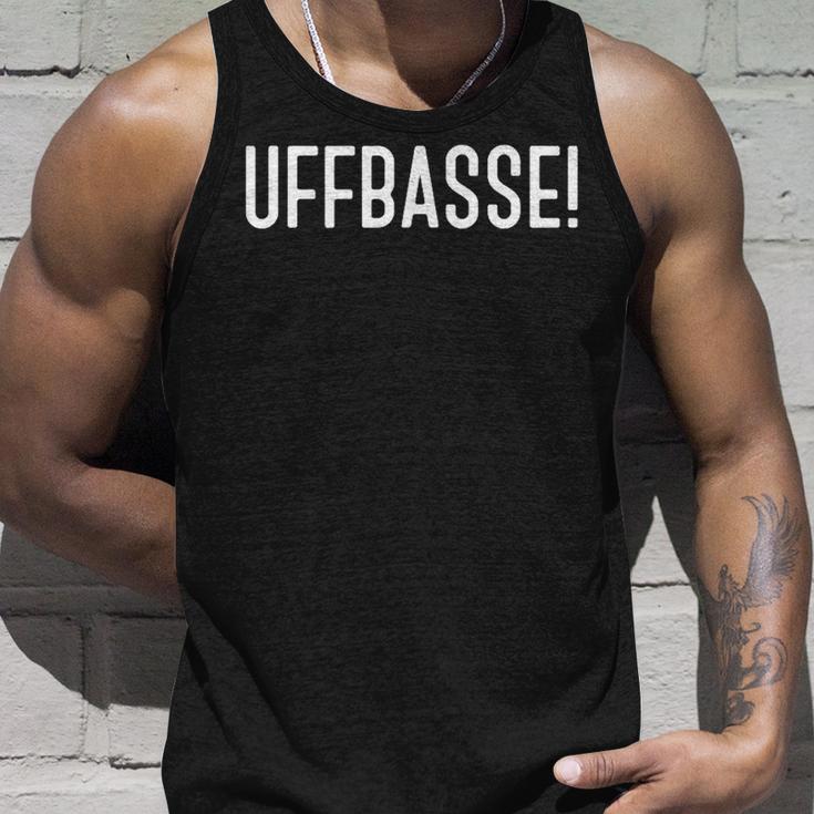 Uffbasse-Passen-Achtung Work Pfälzisch Tank Top Geschenke für Ihn