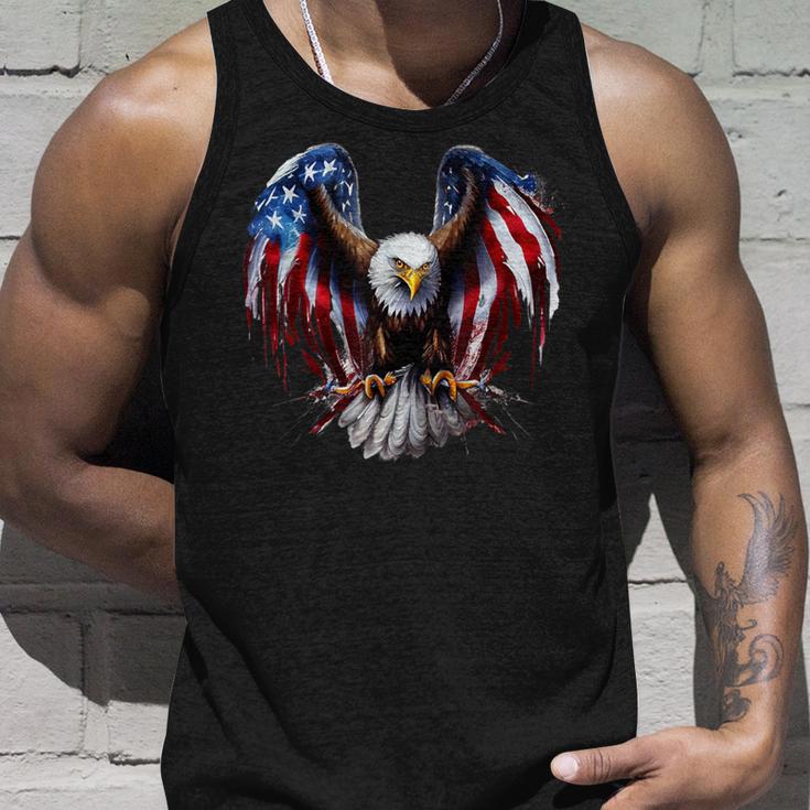 Us Flag As Eagle Usa Flag Tank Top Geschenke für Ihn