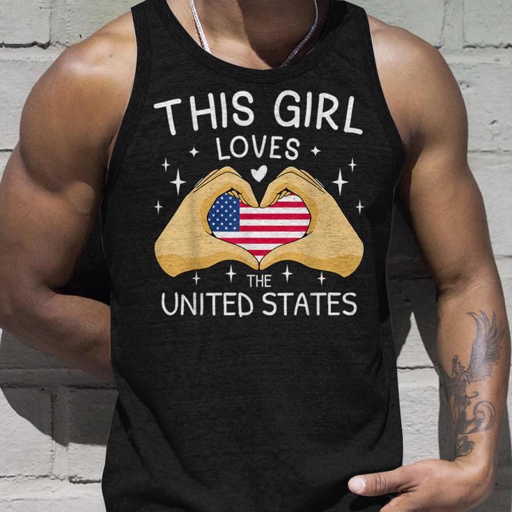 Usa Flag American Flag Heart Slogan America Usa Tank Top Geschenke für Ihn