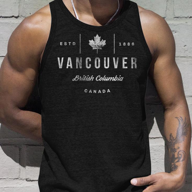 Vancouver Classicintage Retro Kanada Canada Maple Leaf Tank Top Geschenke für Ihn