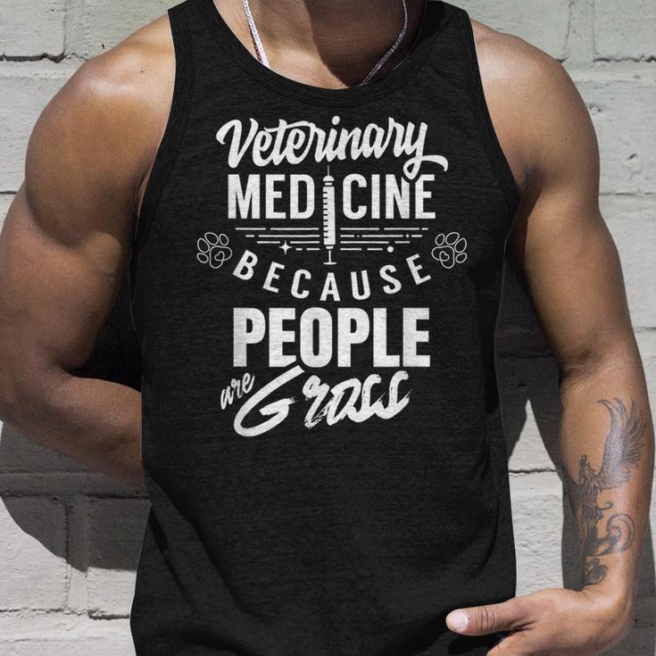 Veterinary Medicine Weil Menschen Eklig Sindeterinarian Profession Tank Top Geschenke für Ihn