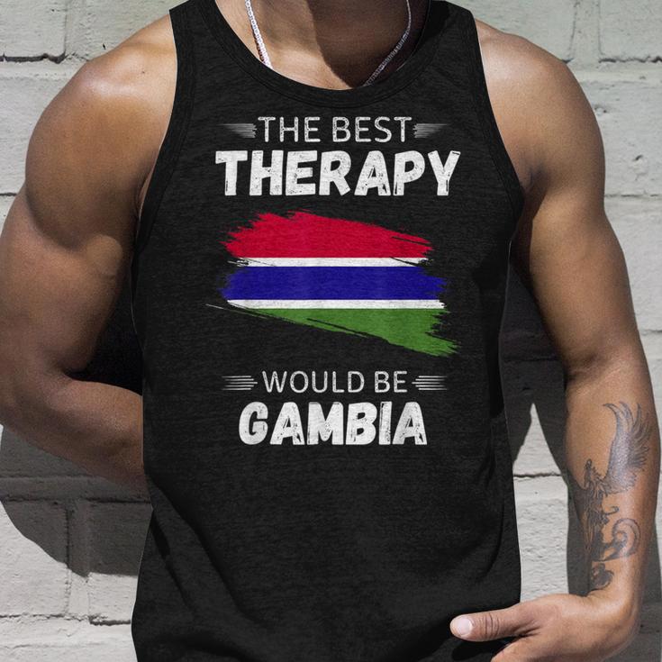 Vintage Gambia Die Beste Therapie Wäre Gambia Tank Top Geschenke für Ihn