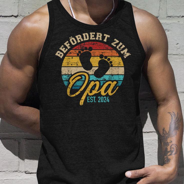 Vintage Retro Bördert Zum Opa 2024 Tank Top Geschenke für Ihn