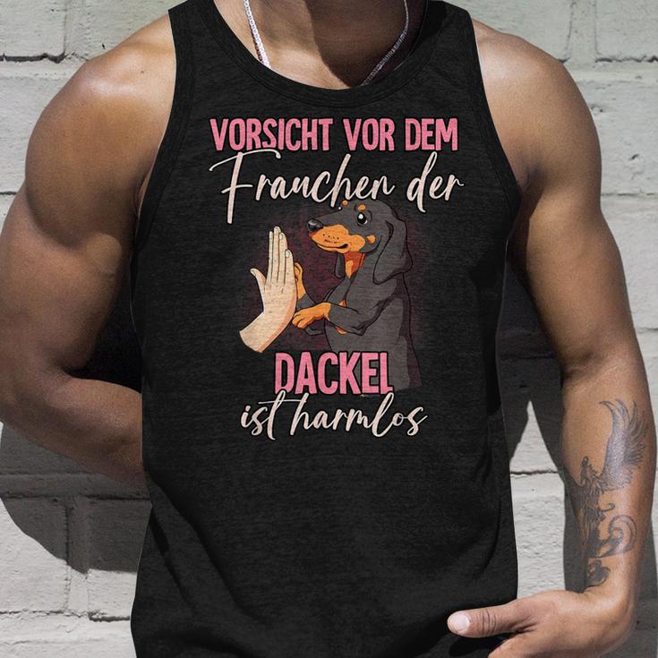 Vorsichtor Dem Frauchen Dachshund Tank Top Geschenke für Ihn