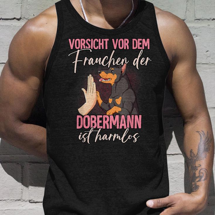 Vorsichtor Dem Frauchen Dobermann Tank Top Geschenke für Ihn