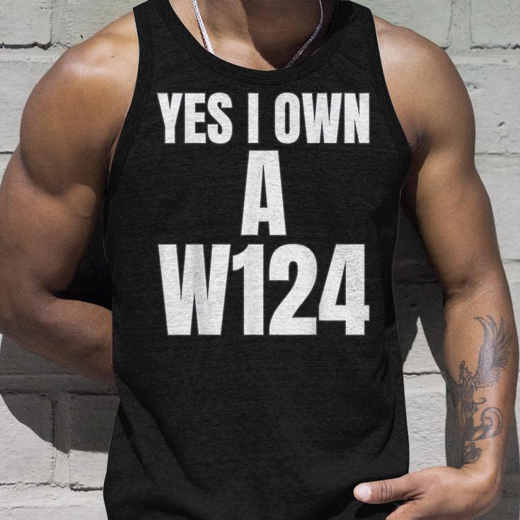 W124 Classic Deutsche Auto´S W124 Silhoutte W124 Karren S Tank Top Geschenke für Ihn