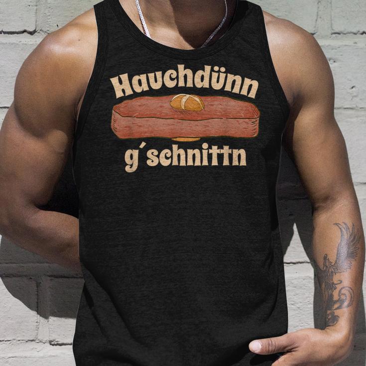 Wafer-Thin Gschnittn Liver Cheese Meat Cheese Buns Tank Top Geschenke für Ihn